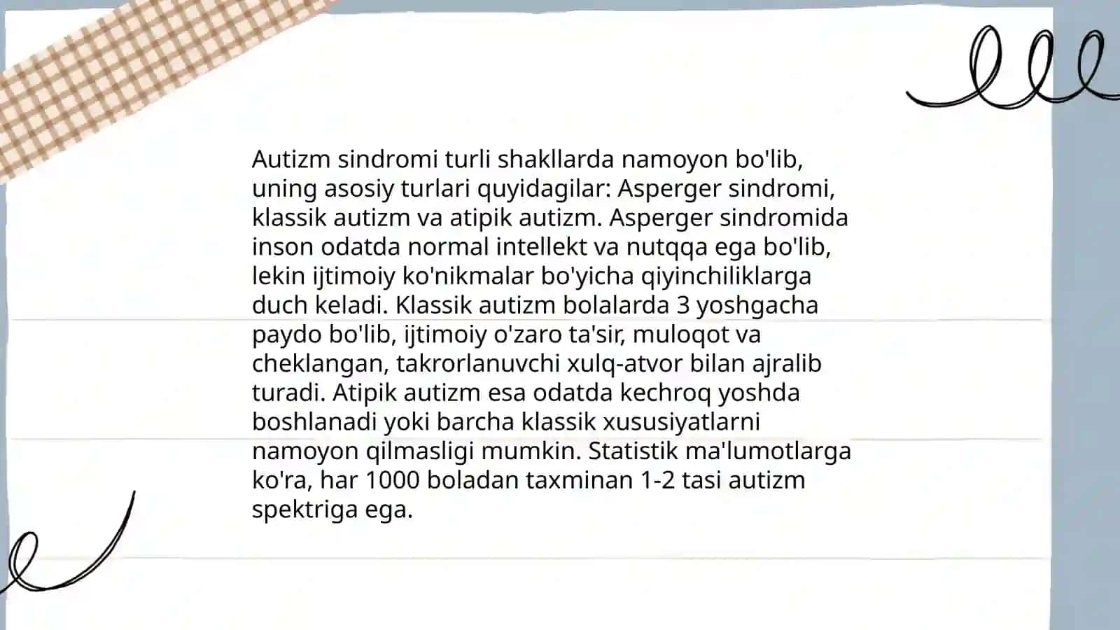 Autizm sindromli bolalar 4