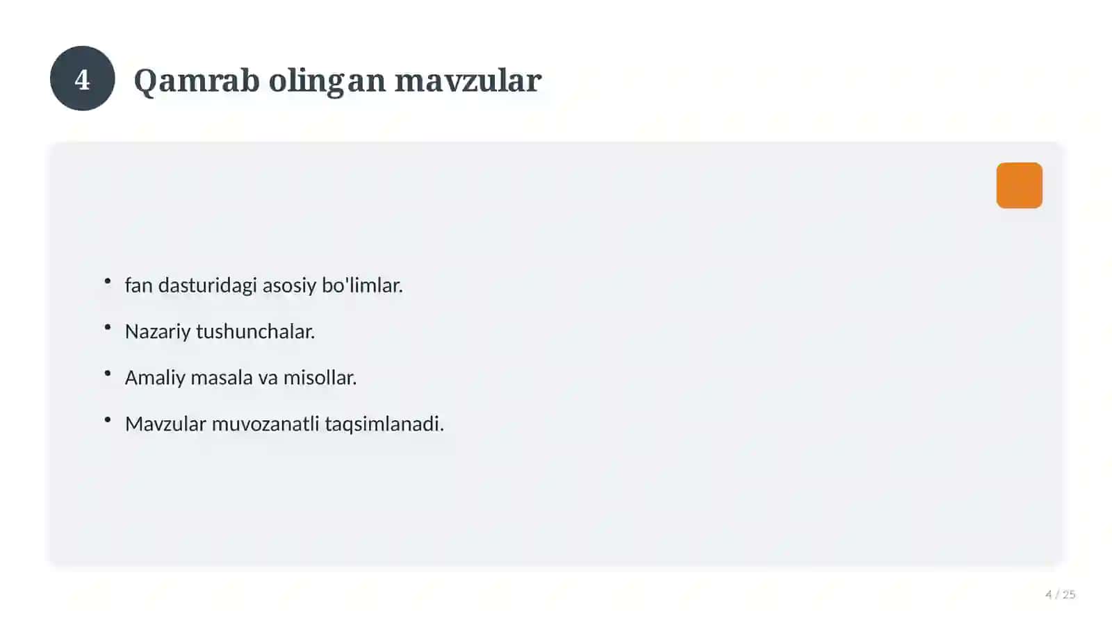 Ona tili fanidan 5-sinf test savollari to'plami 4
