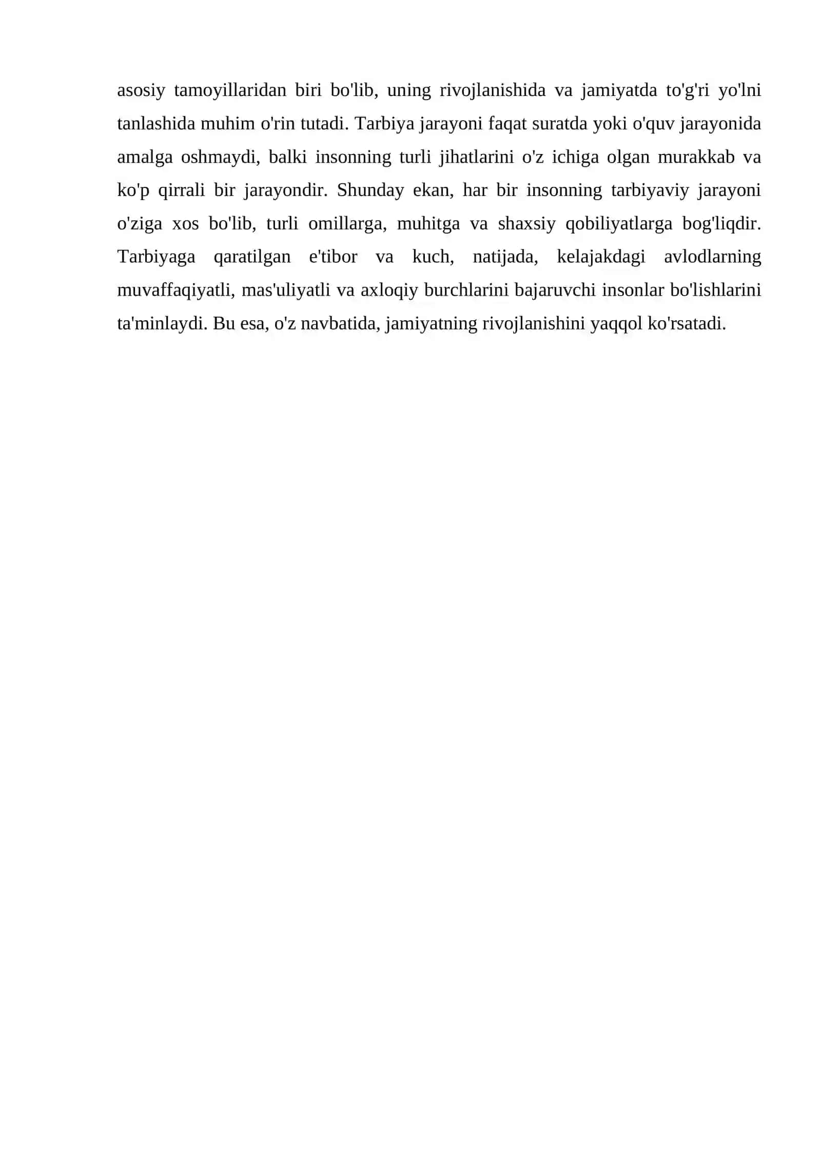 TARBIYANING MOHIYATI VA VAZIFALARI 4