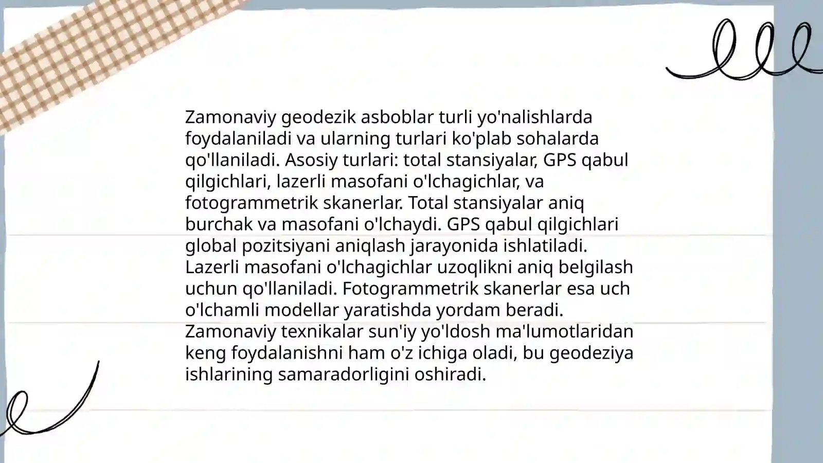 Zamonaviy geodezik asboblar 4