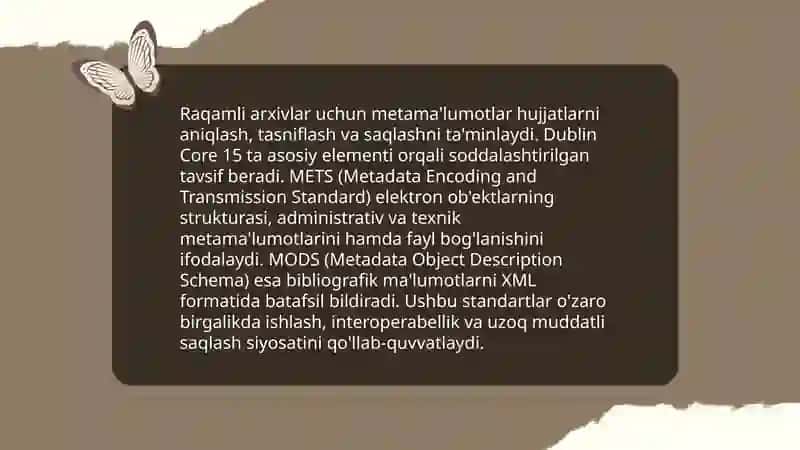 Raqamli kutubxona arxitekturalari va platformalari (DSpace, Fedora, Islandora) 4