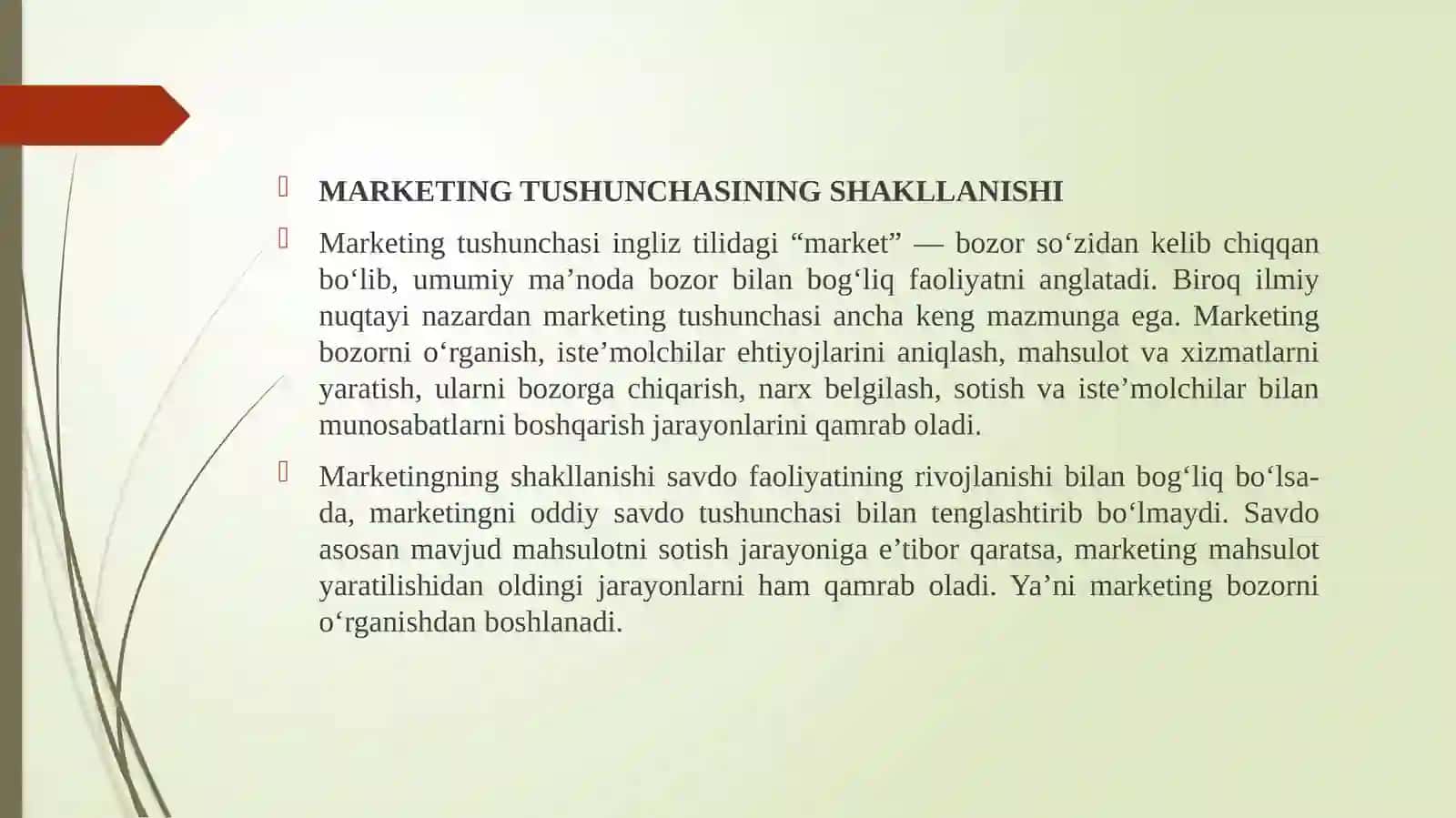 Marketingtadqiqotlari. Marketingtadqiqotlarinio‘tkazishtamoyillari 4