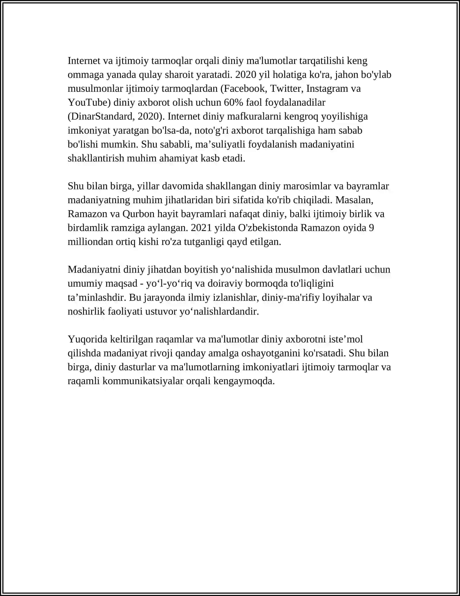 IJTIMOIY TARMOQLARDA DINIY AXBOROT ISTE’MOLI MADANIYATINI TARBIYALASHNING AHAMIYATI 4