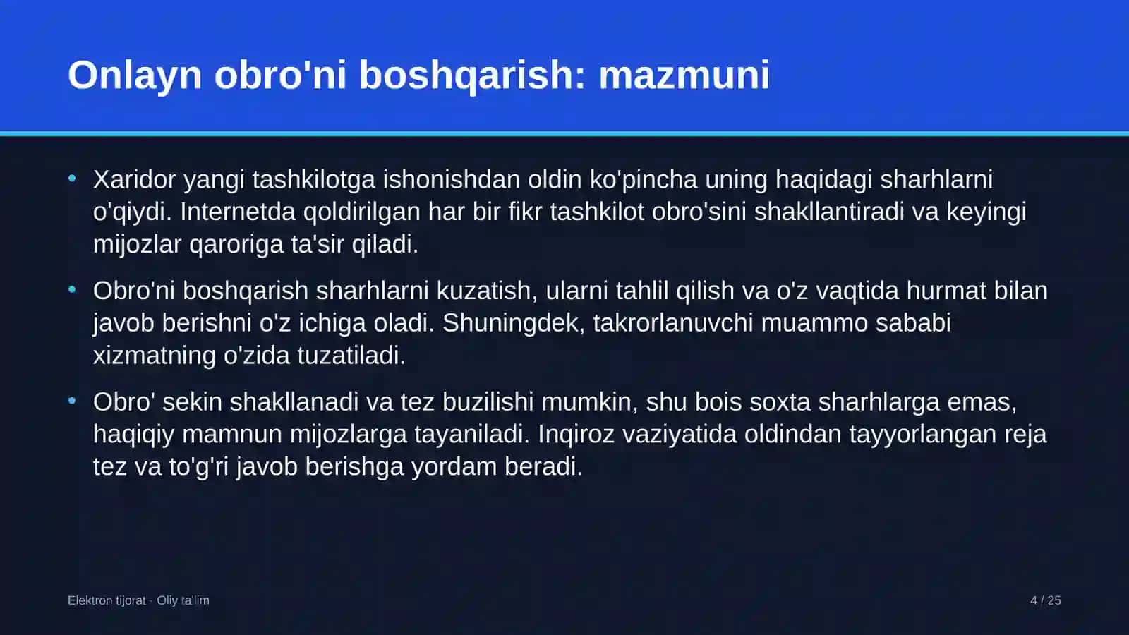 radiostansiyalarda onlayn obro'ni boshqarish 8998 4