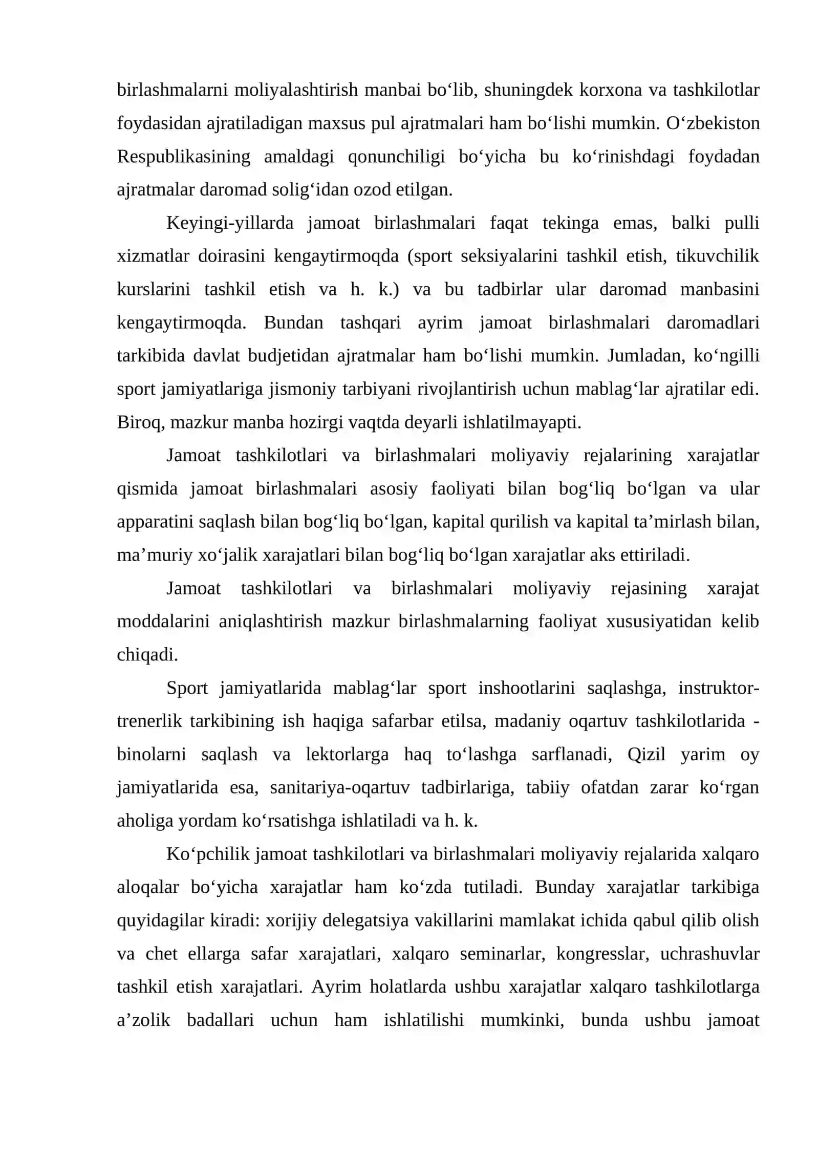 Jamoat tashkilotlari va birlashmalari moliyasi 4