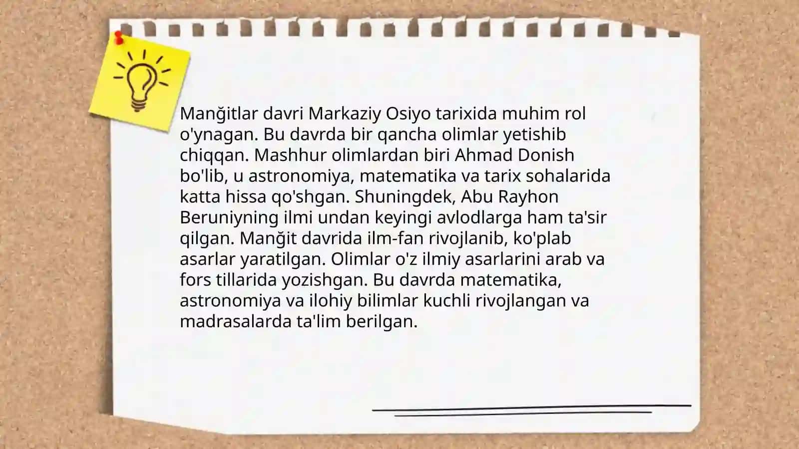 Manğitlar davrida ilm fan madanyati 4