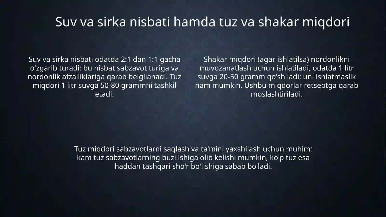Sabzavotlarni tuzlash uchun zarur xomashyo 4