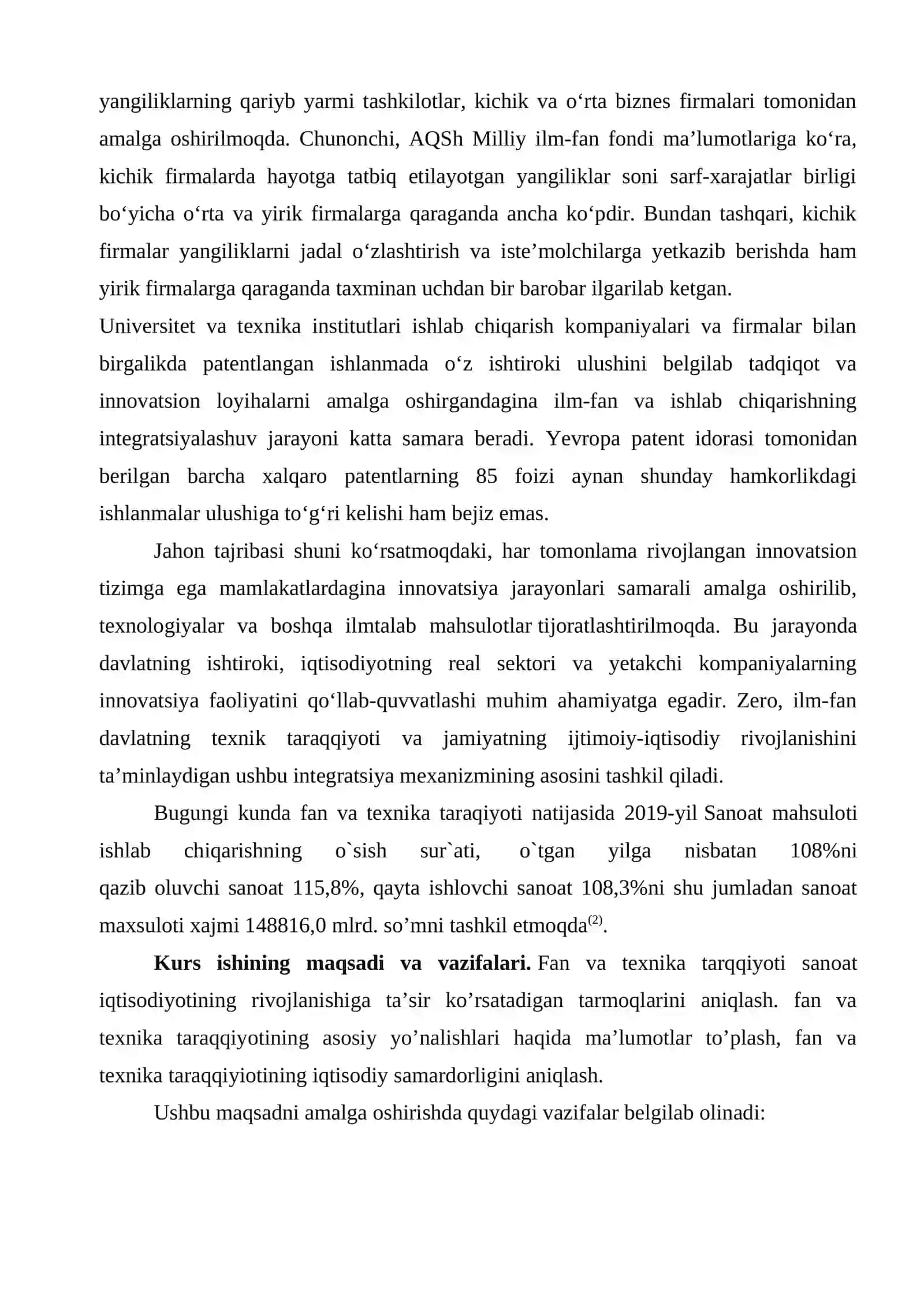 SANOATDA FAN-TEXNIKA TARAQQIYOTI 4