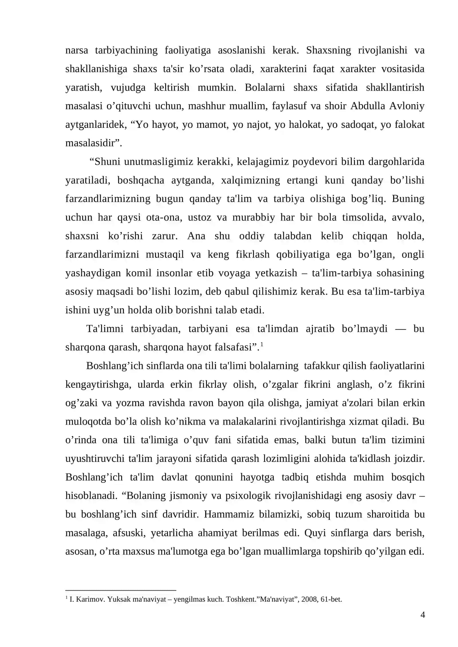 Boshlang'ich sinflarda ketma-ket kelgan undoshlar ustida ishlash 4