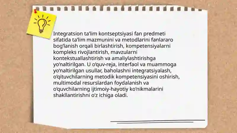 Boshlangʻich taʼlim pedagogikasi innovatsiyasi va integratsiyasi fanining mazmuni predmeti metologiyasi ilmiy -tadqiqot obyekti metodlari 4