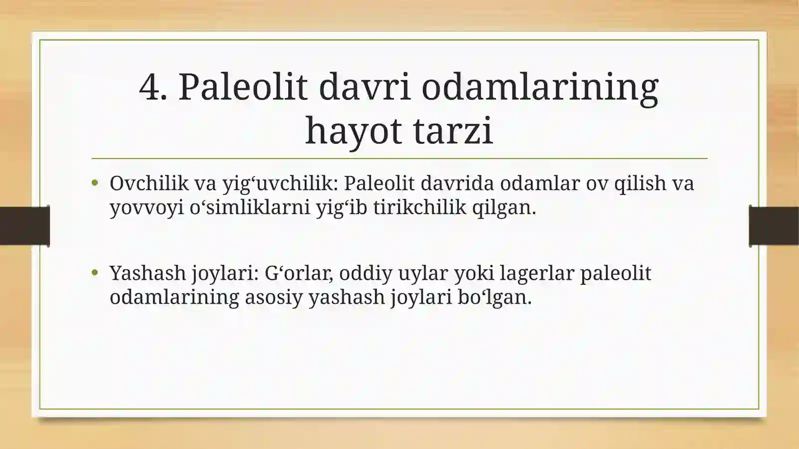 Rossiyada Paleolit Davriga Oid Topilmalar 4