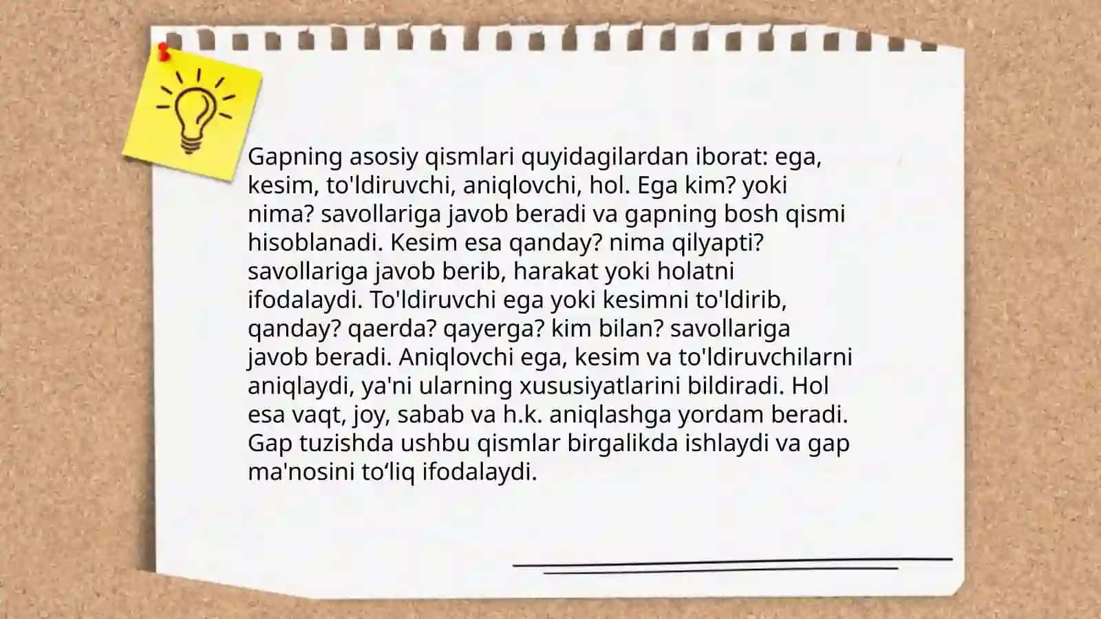 Boshlang'ich sinflarda gap ustida ishlash yo'nalishlari 4