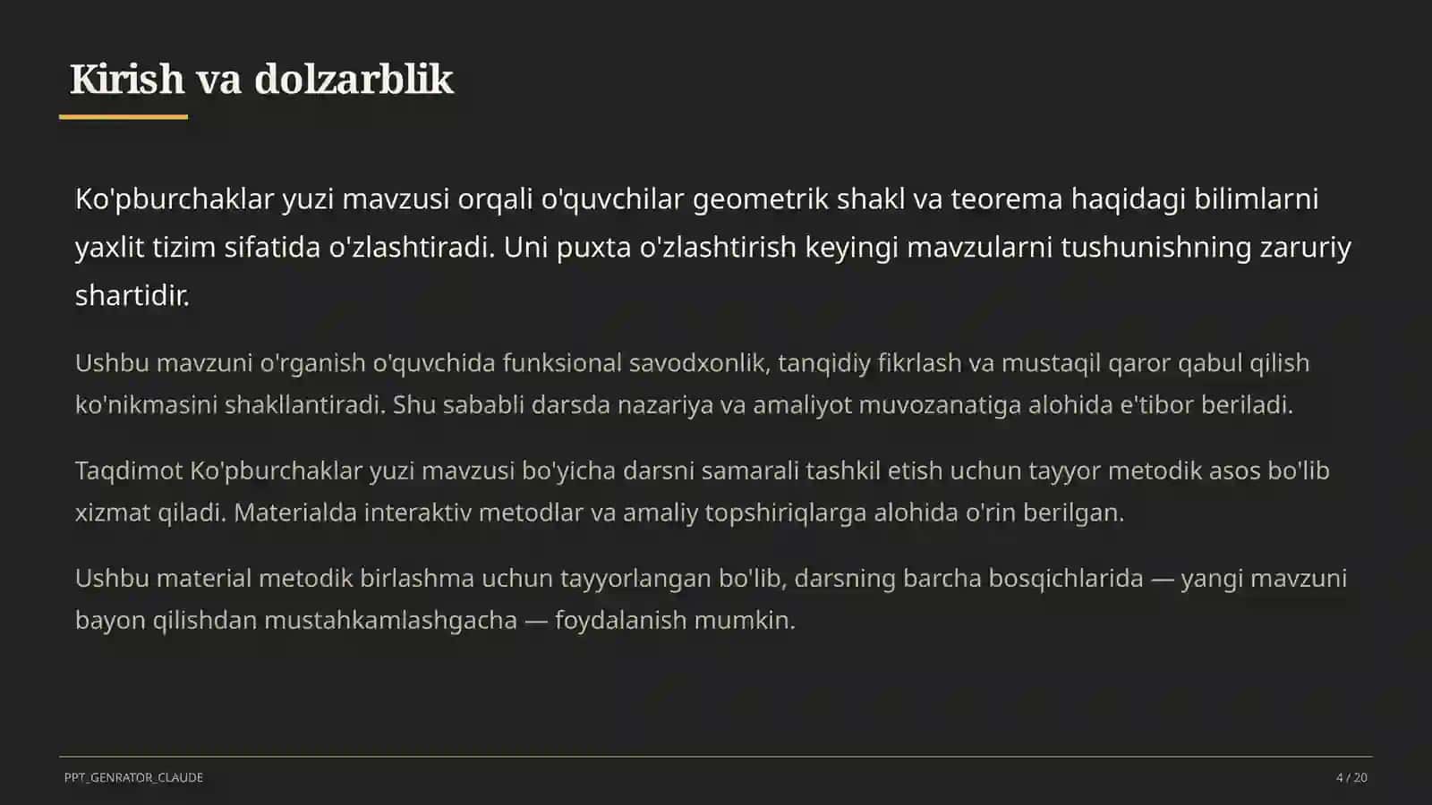 Ko'pburchaklar yuzi (8-sinf) 4
