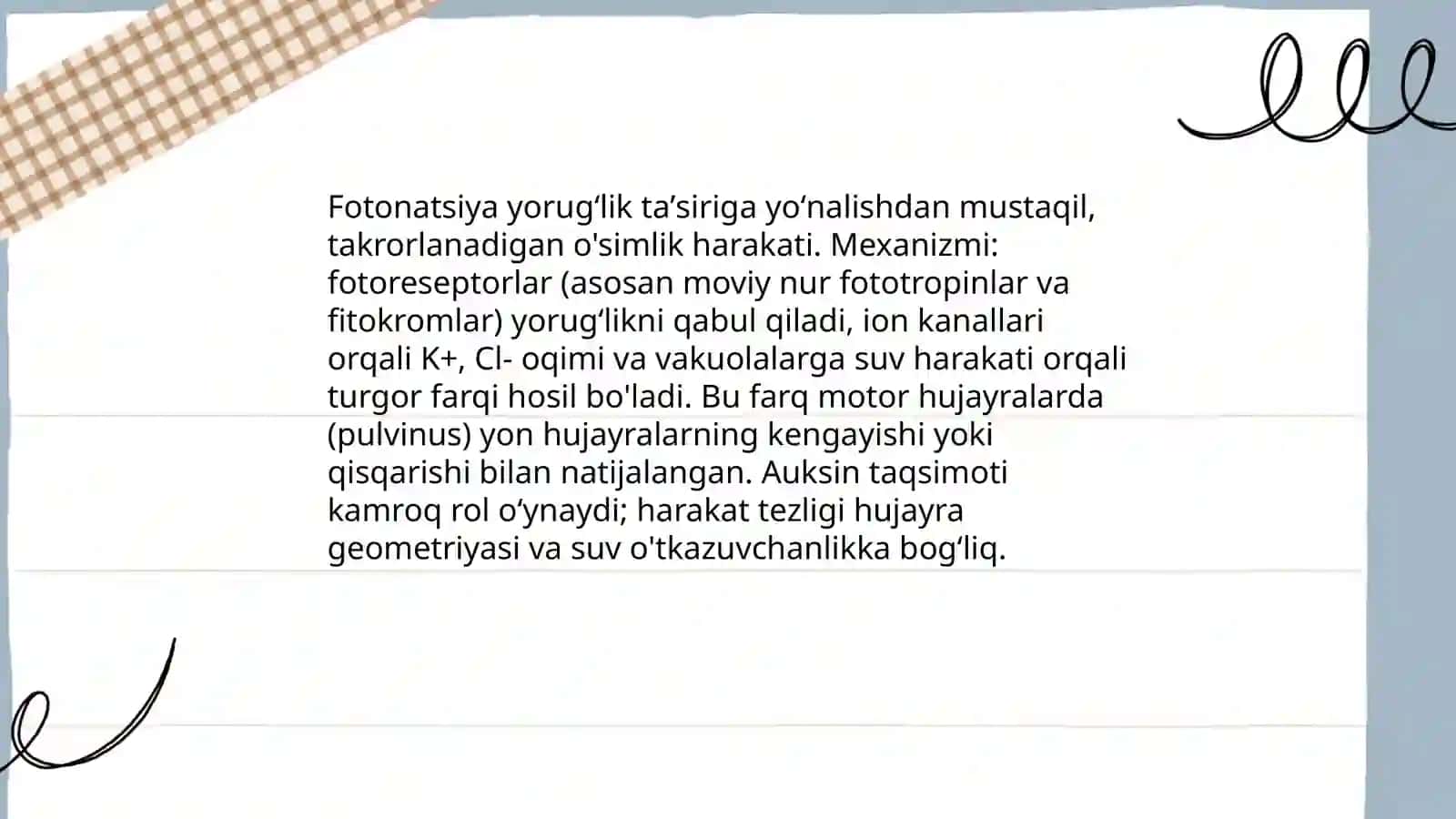 Oʻsimliklardagi fototropizm, fotanatsiya va geotropizm hodisalarini kuzatish 4