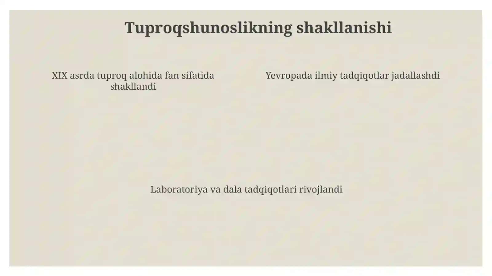 Tuproq shunoslikda yevropa olimlarining hissasi 4