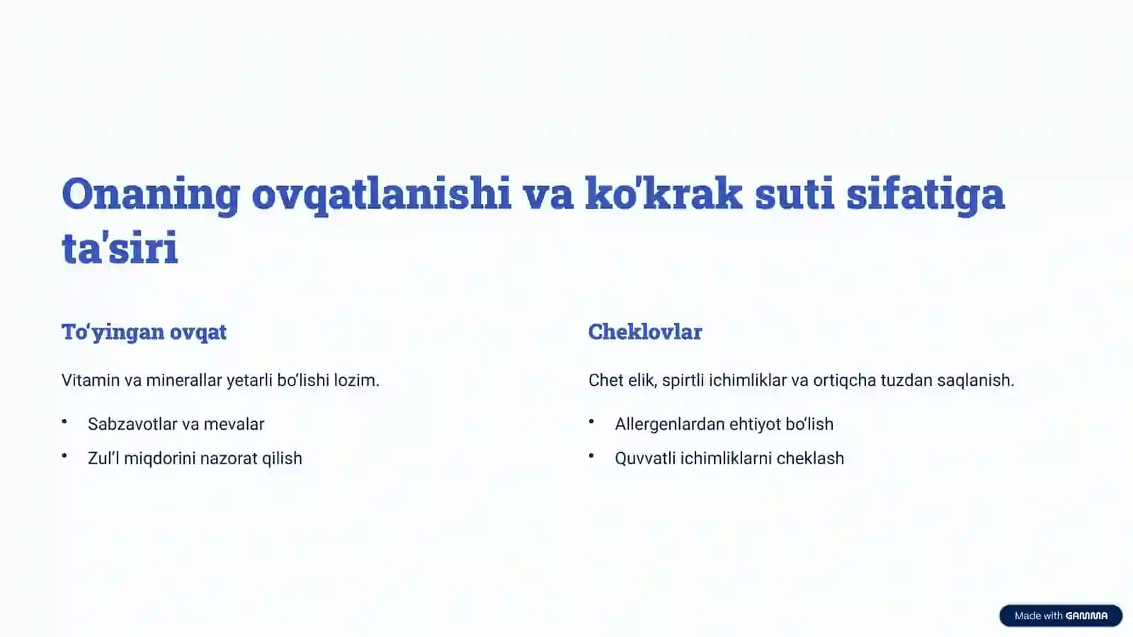 Ko‘krak bilan ovqatlantirishning zamonaviy tamoyillari va sun’iy ovqatlantirish 4