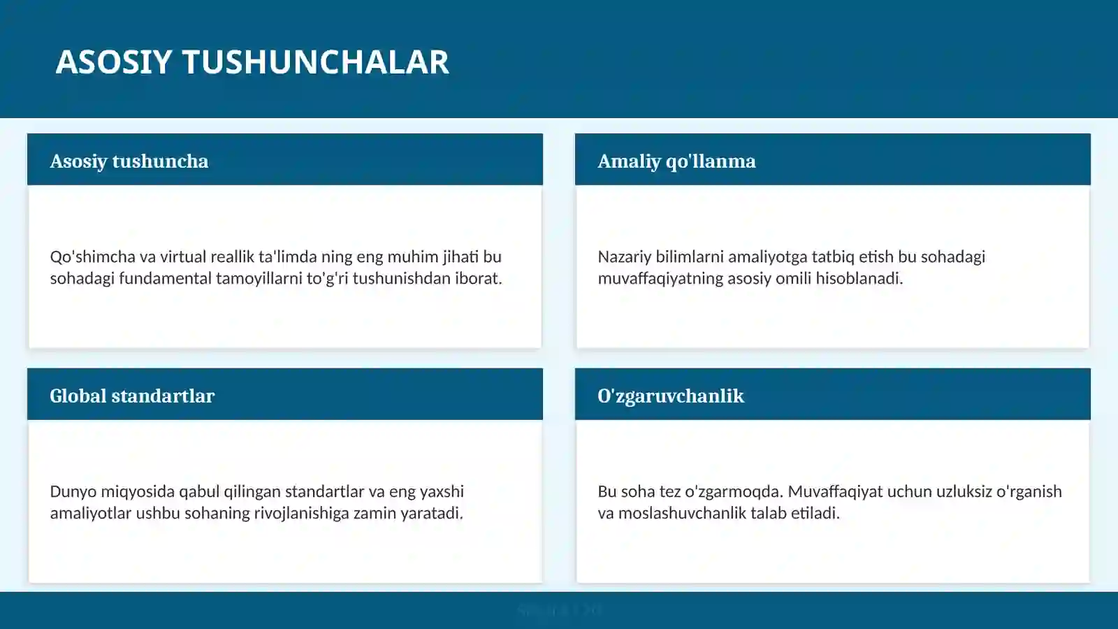 Qo'shimcha va virtual reallik ta'limda 4