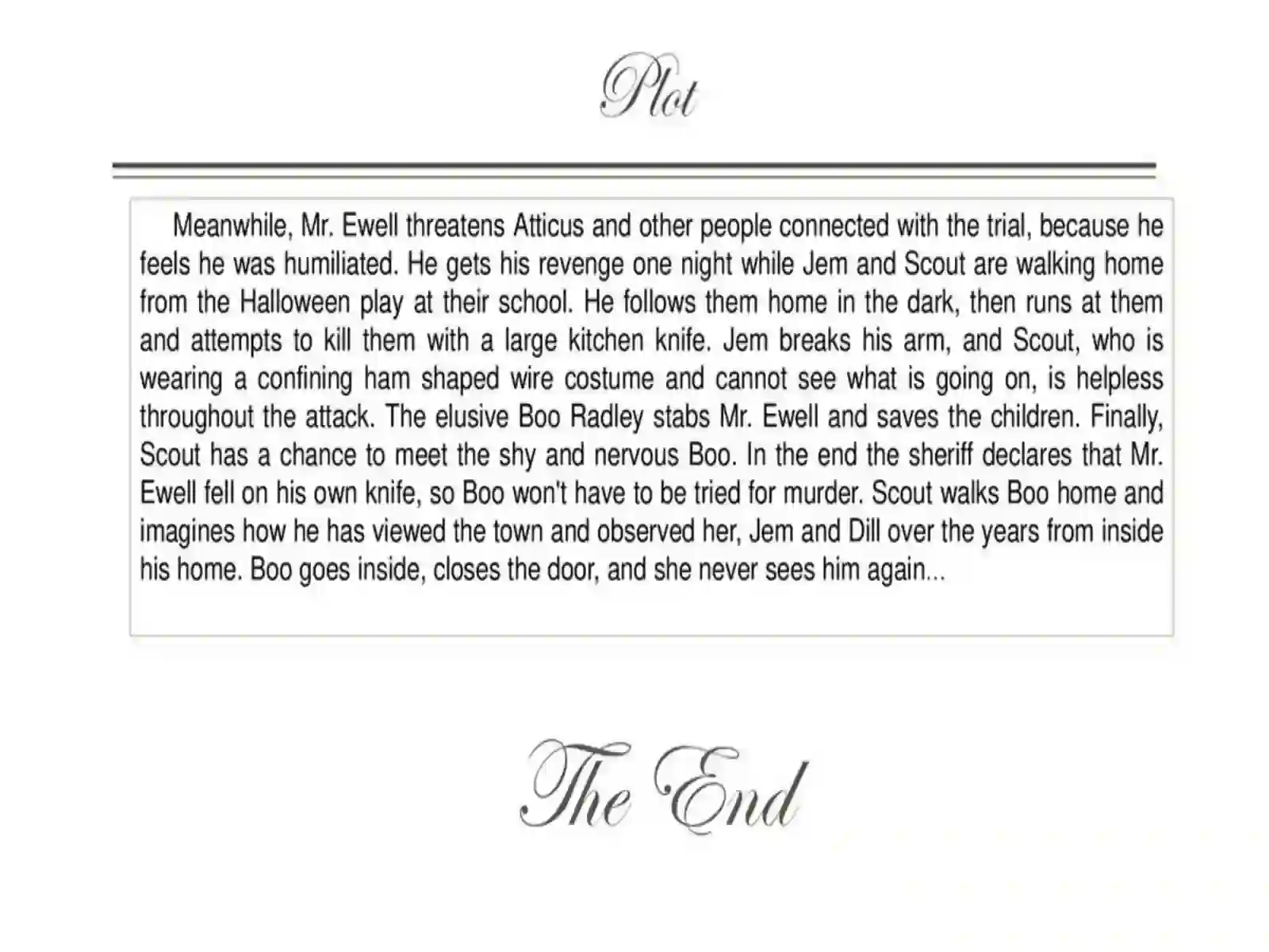 Harper Lee To Kill a Mockingbird 4
