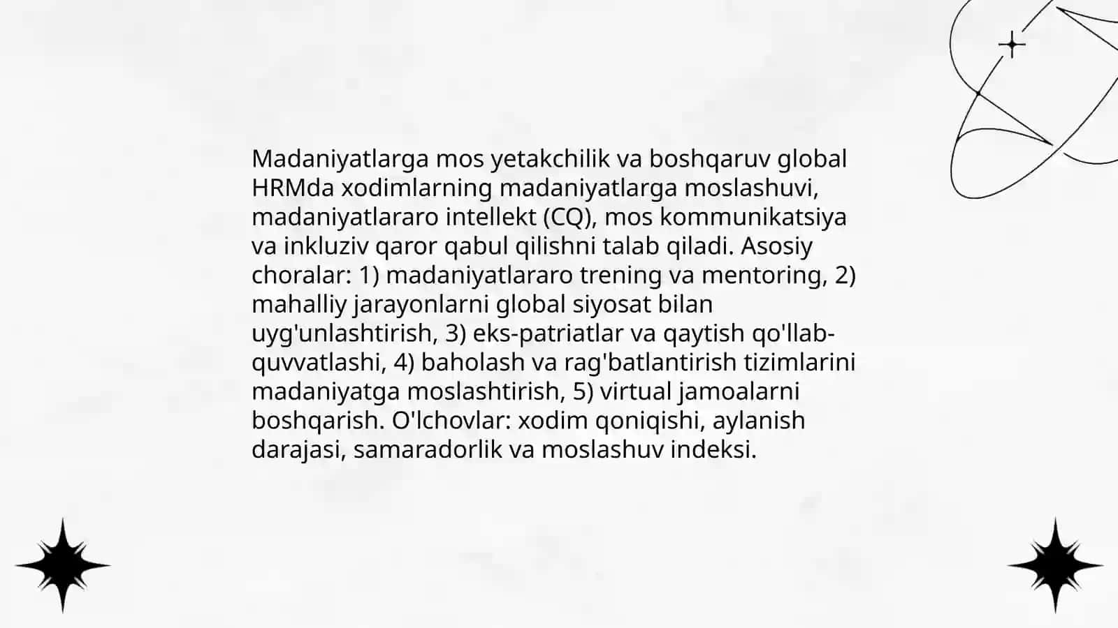 Global strategik inson resurslari boshqaruvi 4