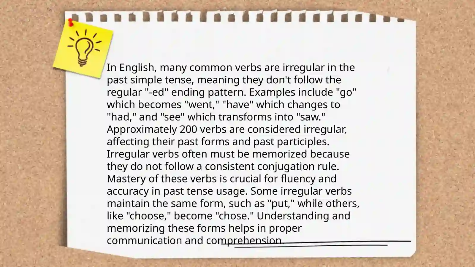 Past simple tense 4