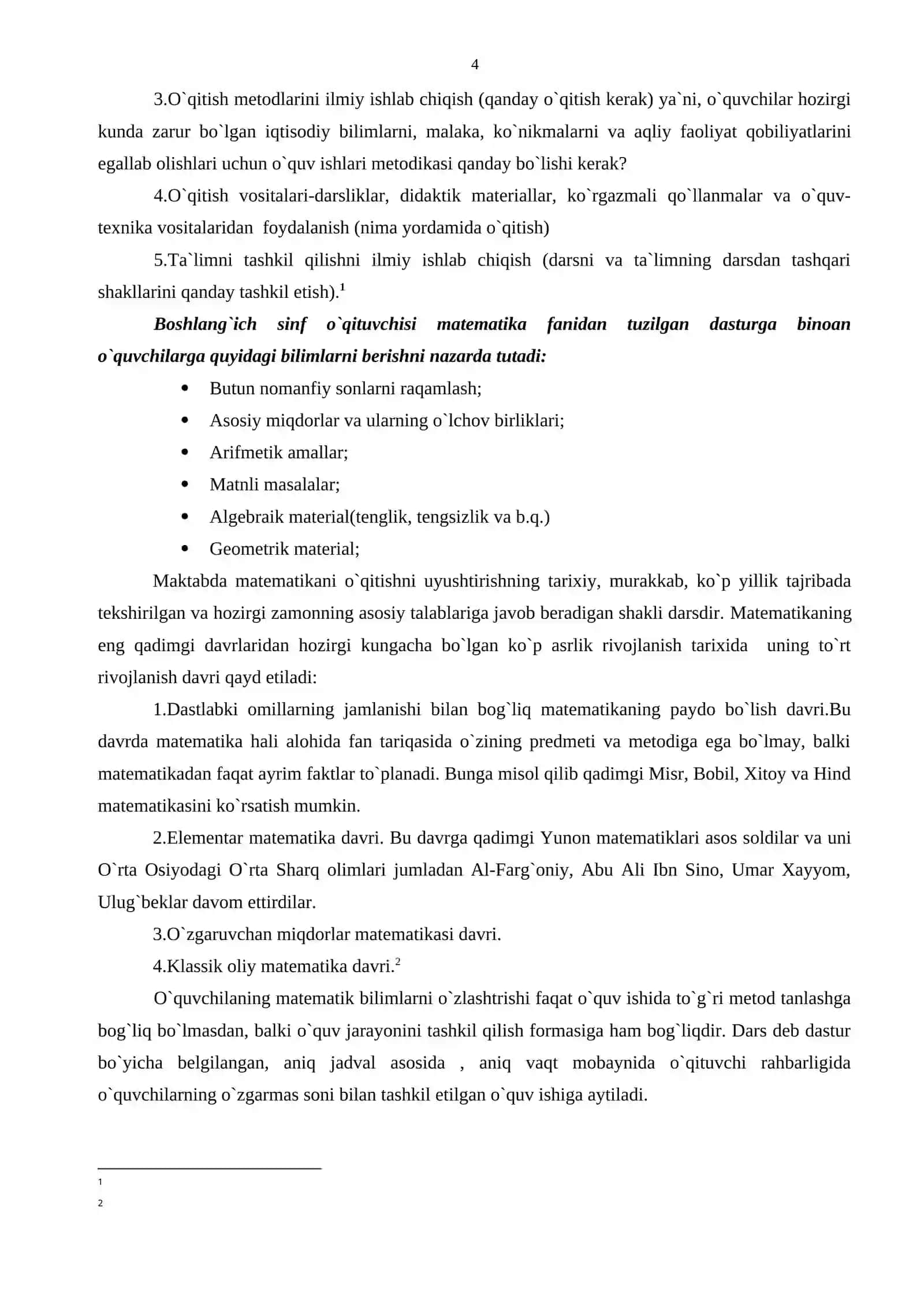 Boshlang`ich sinflarida matematika o`qitishni zamonaviy tarzda amalga oshirish imkoniyatlari 4