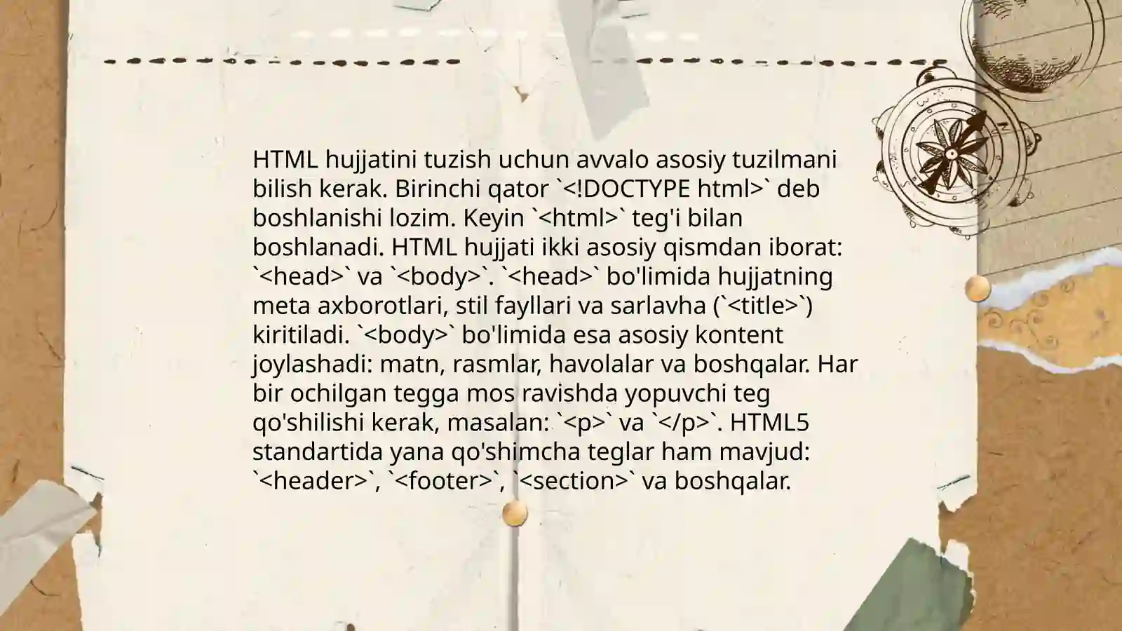 HTML (HyperText Markup Language) 4