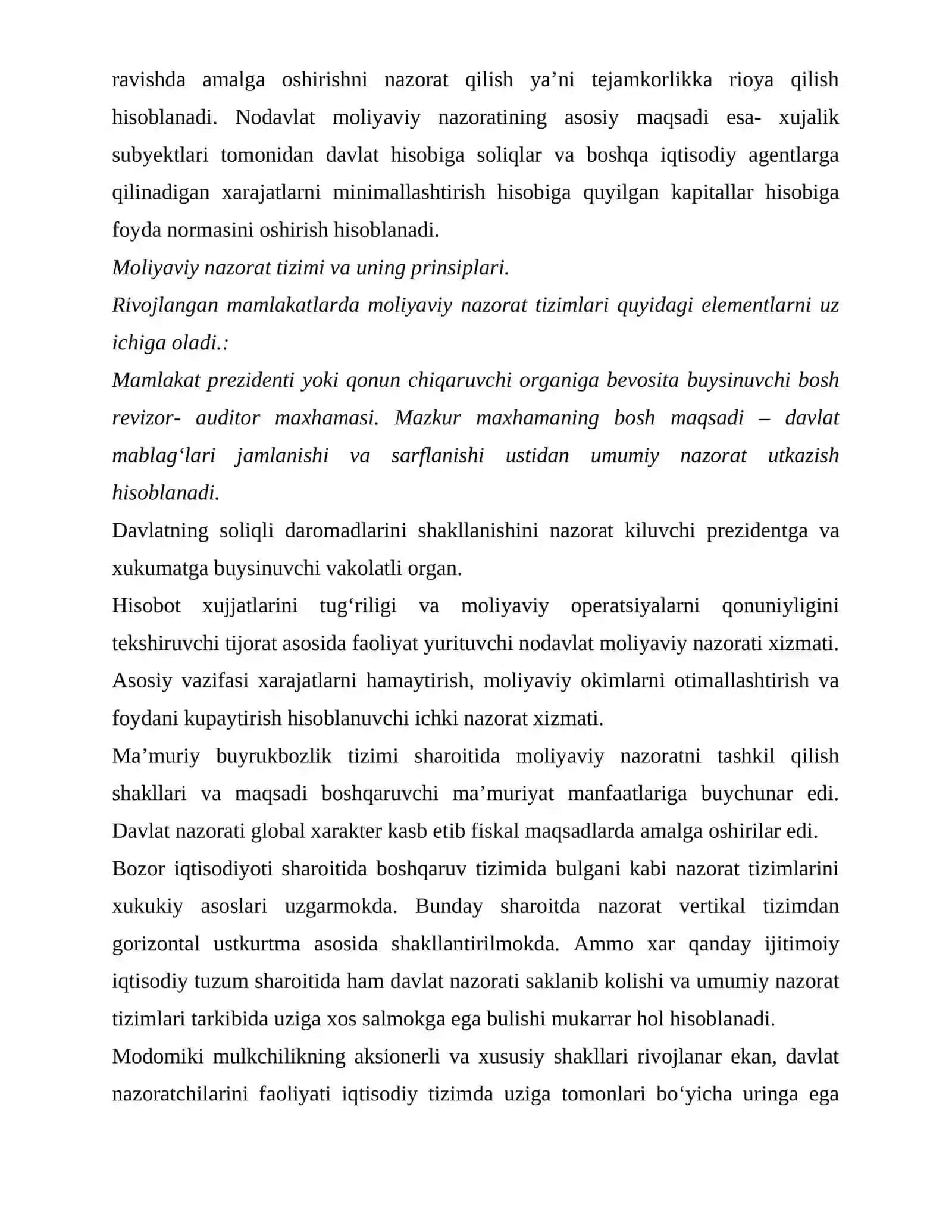 Moliyaviy nazoratning mohiyati va funksiyalari 4