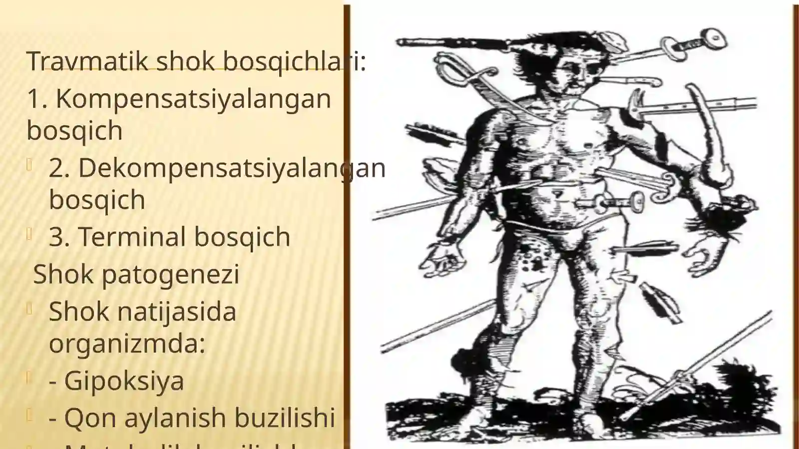 Politravma. Travmatik shok 4