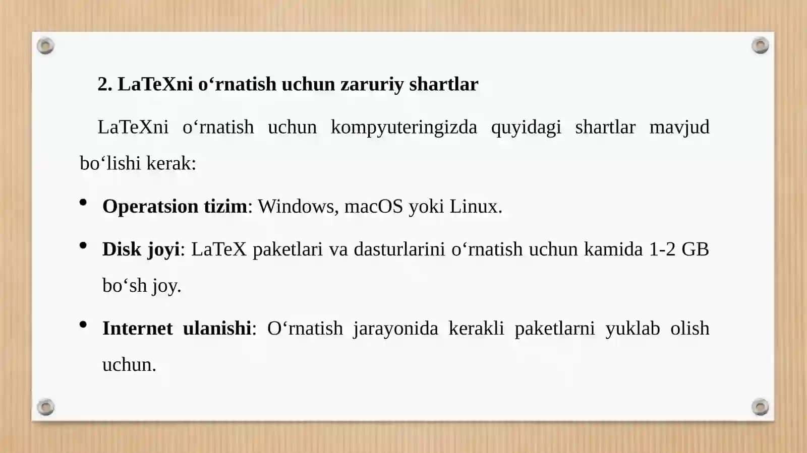 Kompyuterga LaTeX ni o‘rnatish 4