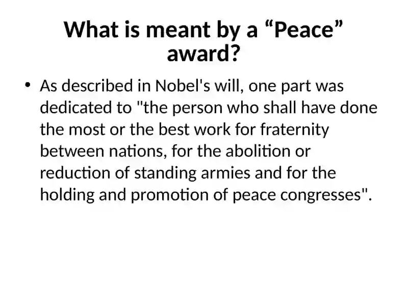 Nobel Prize 4