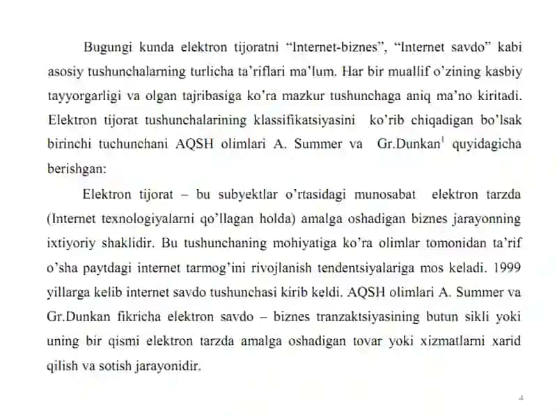 Zamonaviy elektron tijorat bozorining xususiyatlari 4