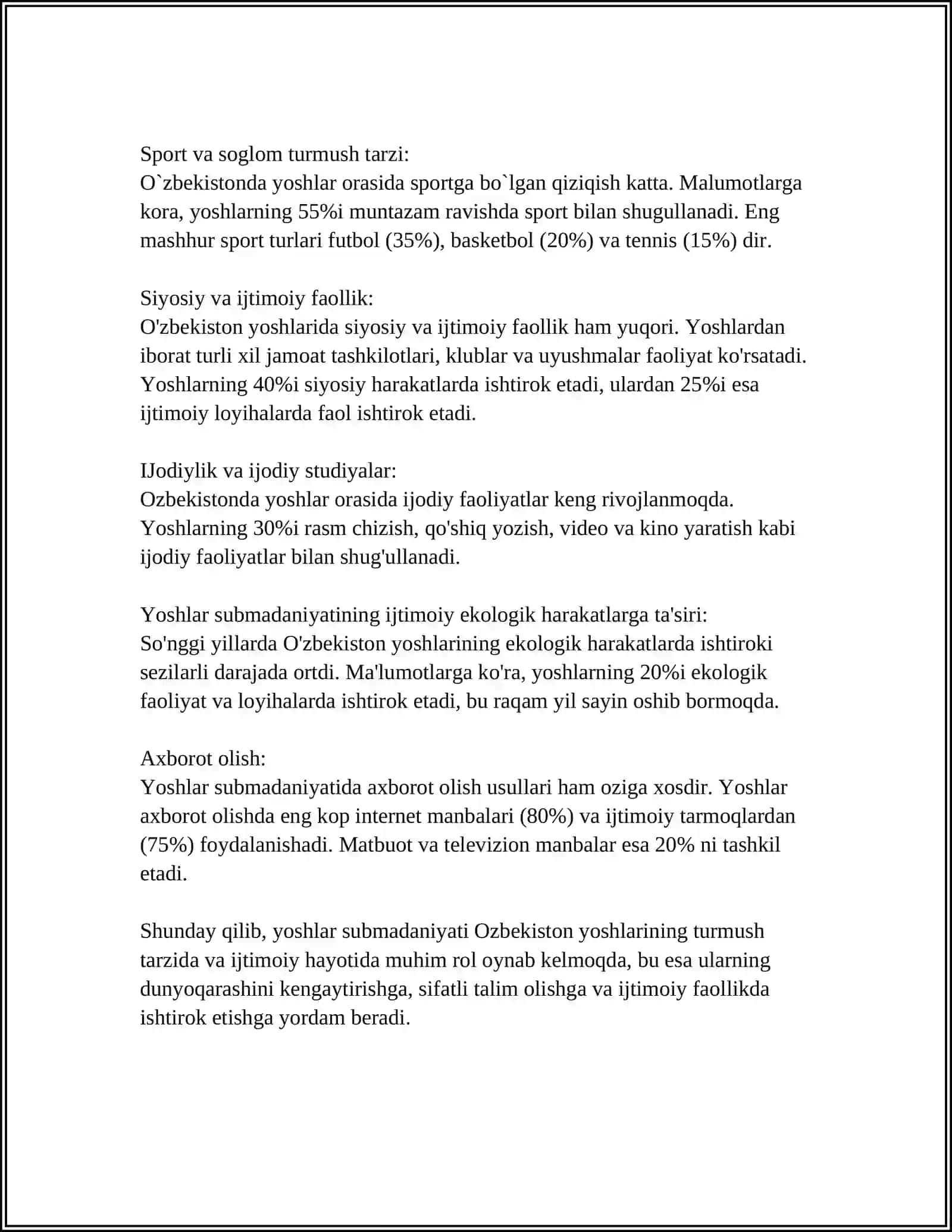 O'ZBEKISTONDAGI SUBMADANIYAT KO'RINISHLARI 4
