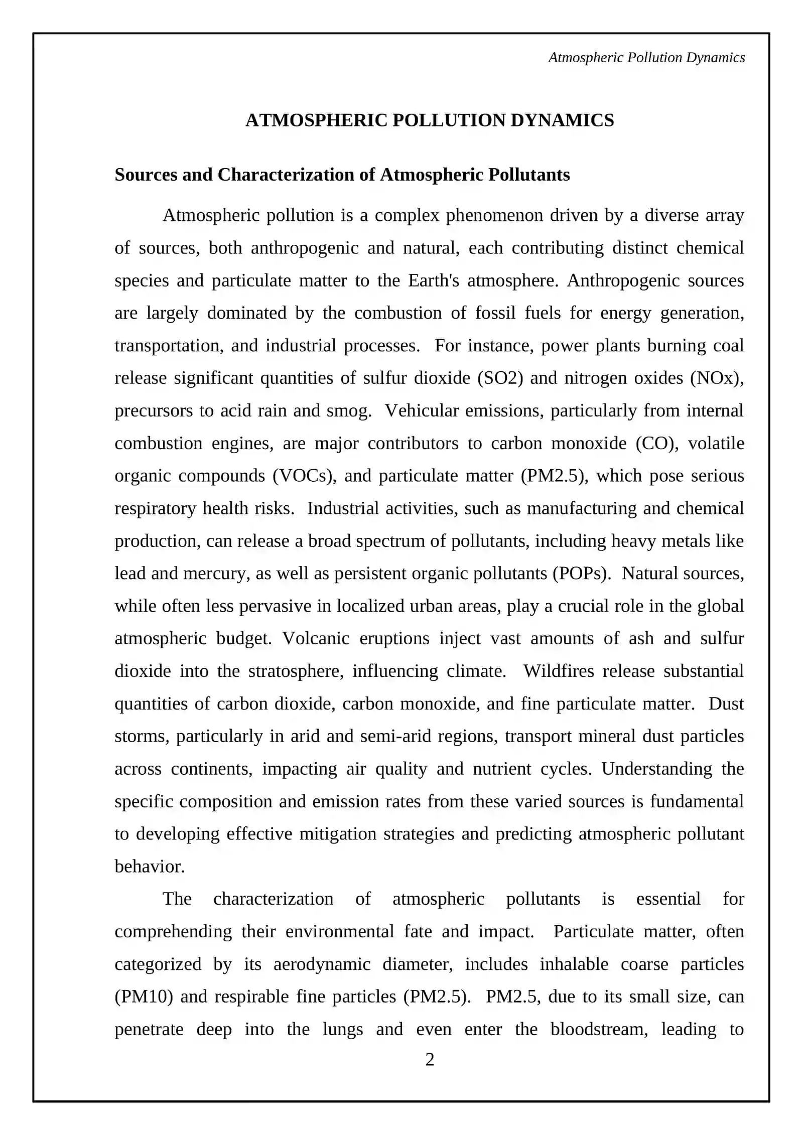 Environmental Problems 4