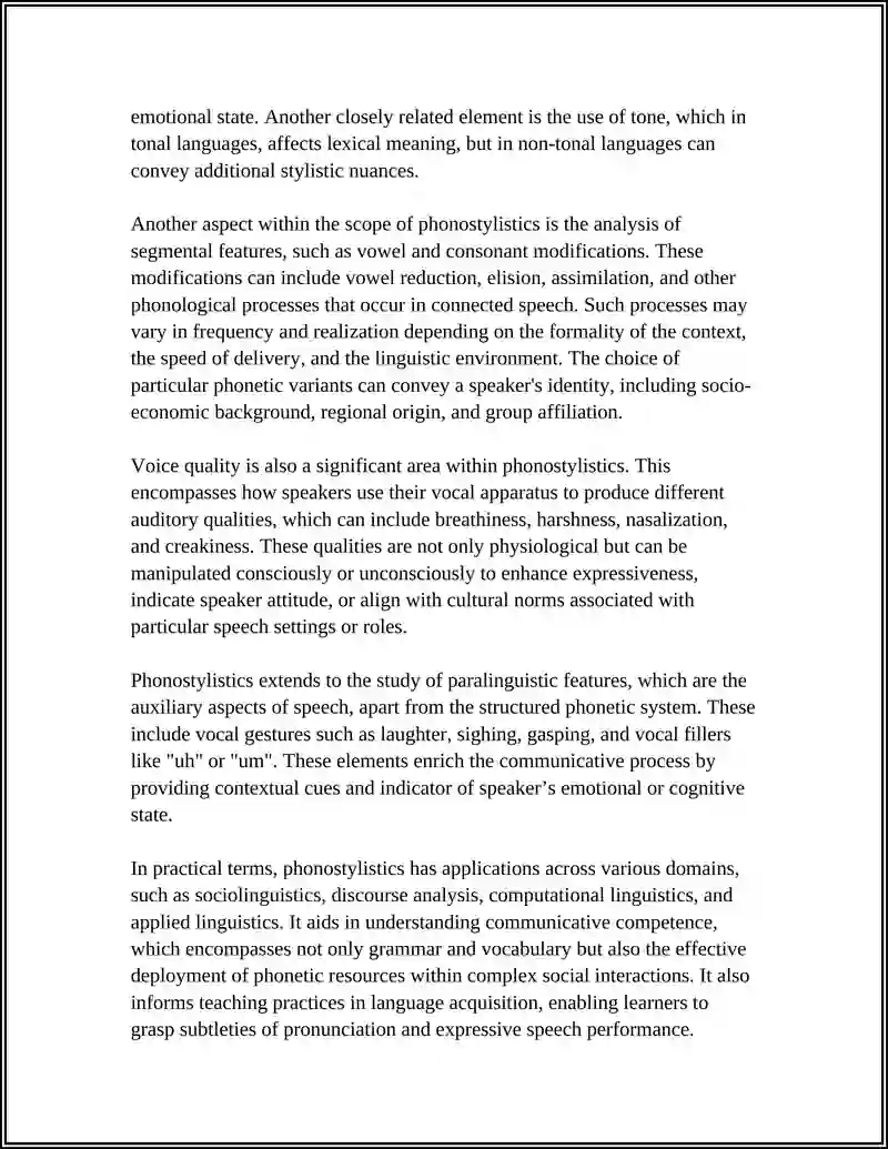 PHONOSTYLISTICS ITS MAIN FEATURES 4