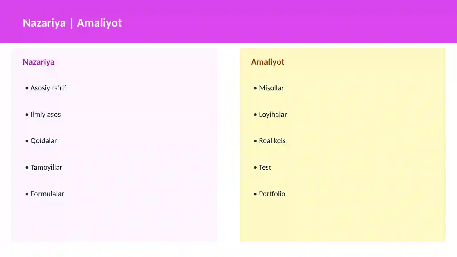 AI | MACHINE LEARNING ASOSLARI 4