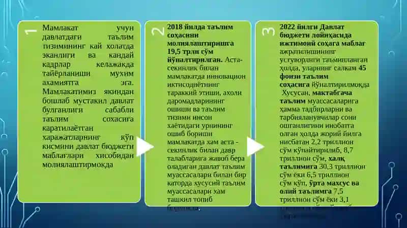 Таълим муассасаларини молиялаштириш тартиби ва манбалари 4