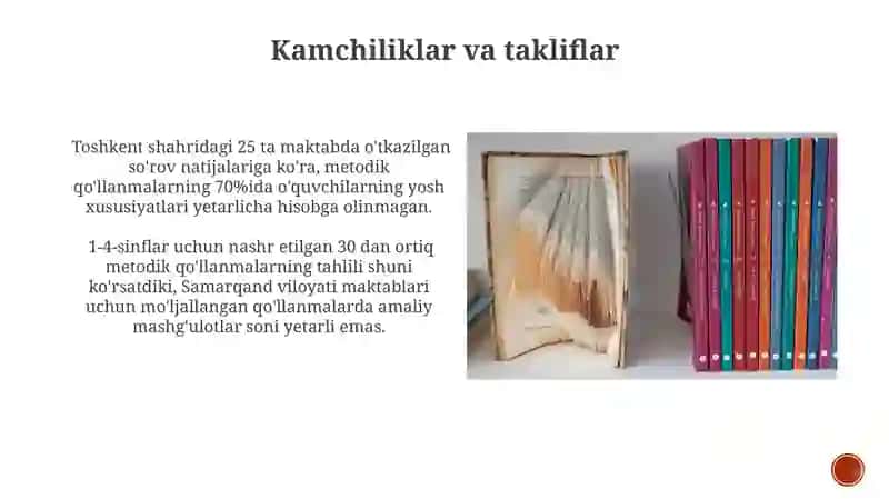 4-sinf metodik qo'llanmalari tahlili 4