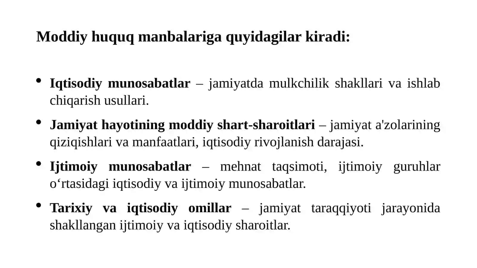Huquqmanbalari vahuquqshakllari 4