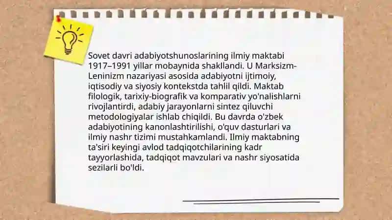O'zbek adabiyotshunoslari va ularning fan rivojida tutgan o'rni 4