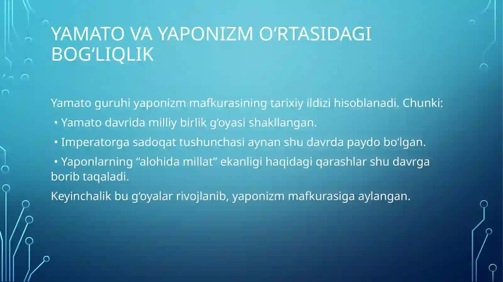 Yamoto guruhi yaponizm mafkurasi 4