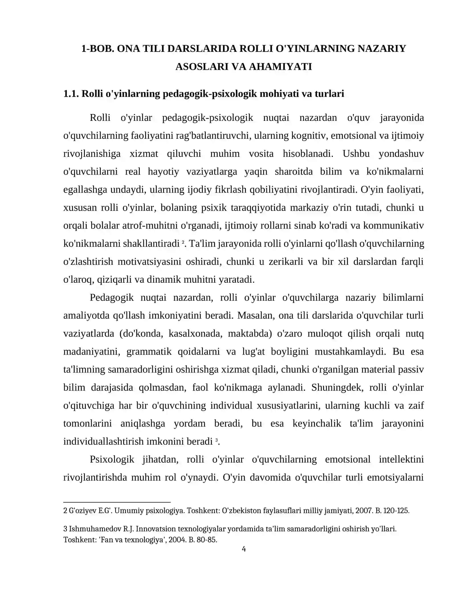ONA TILI DARSLARIDA ROLLI O'YINLARDAN FOYDALANISHNING TARBIYAVIY VA KOMMUNIKATIV AHAMIYATI 4