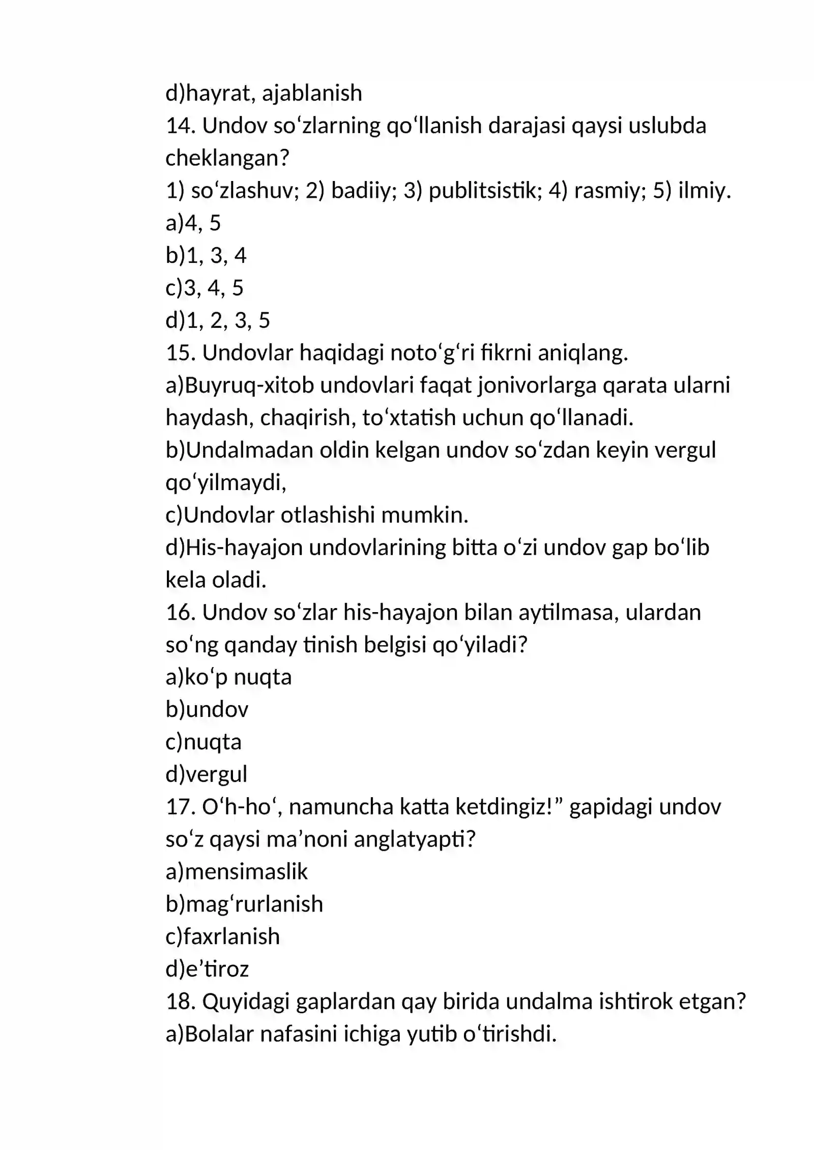 ALOHIDA OLINGAN SO’ZLAR 4
