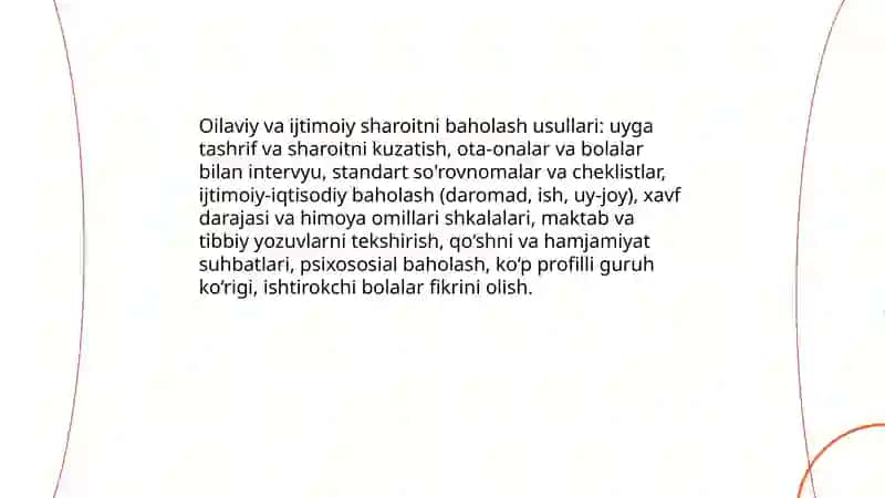 Ota-ona qaramog'idan mahrum boʻlgan bolalarni aniqlash va joylashtirish 4