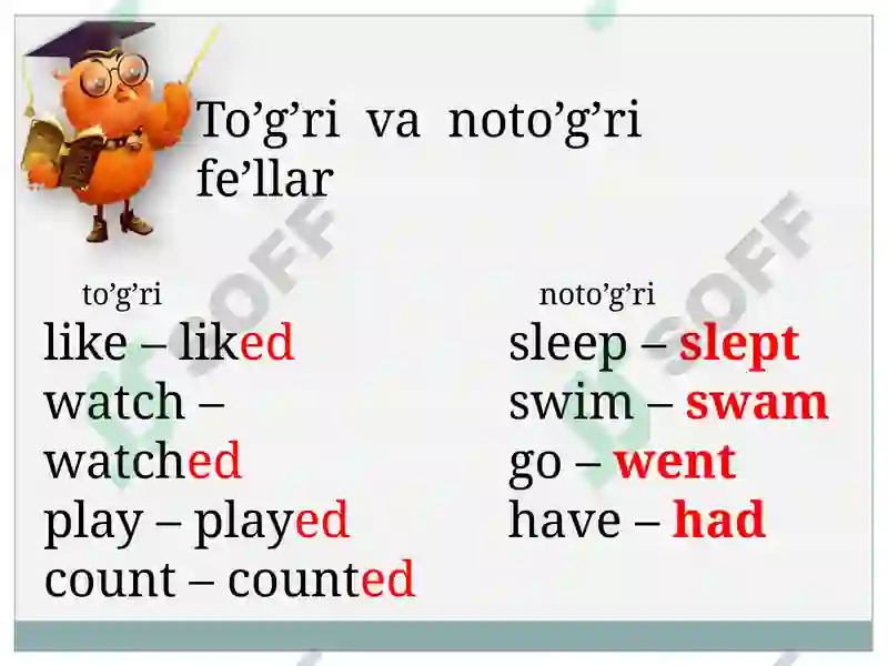 Past Simple Tense 4