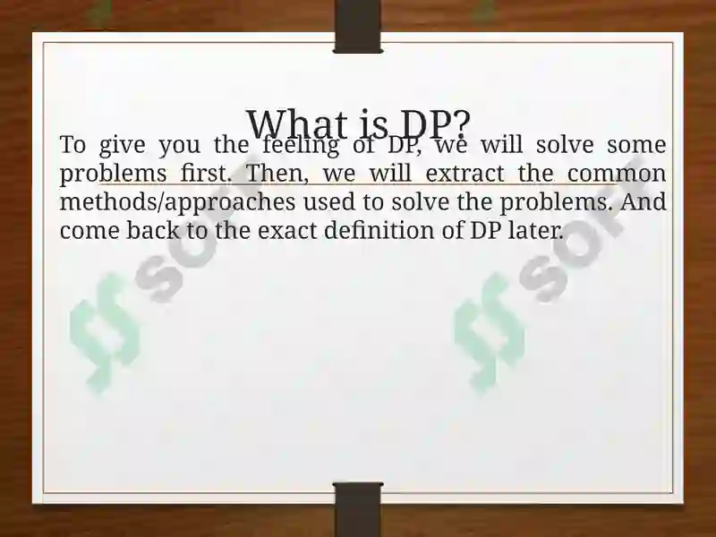 Dynamic Programming (DP) 4