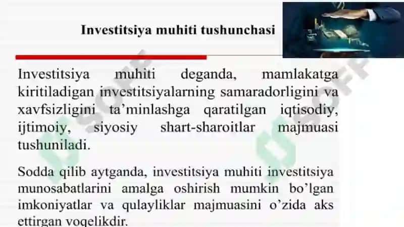 Investitsion loyihalar mexanizmlari va korporatsiyalar dasturlari investitsiya qarorlari 4