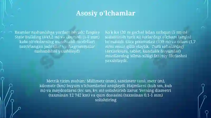 O'lchov texnikalari 4