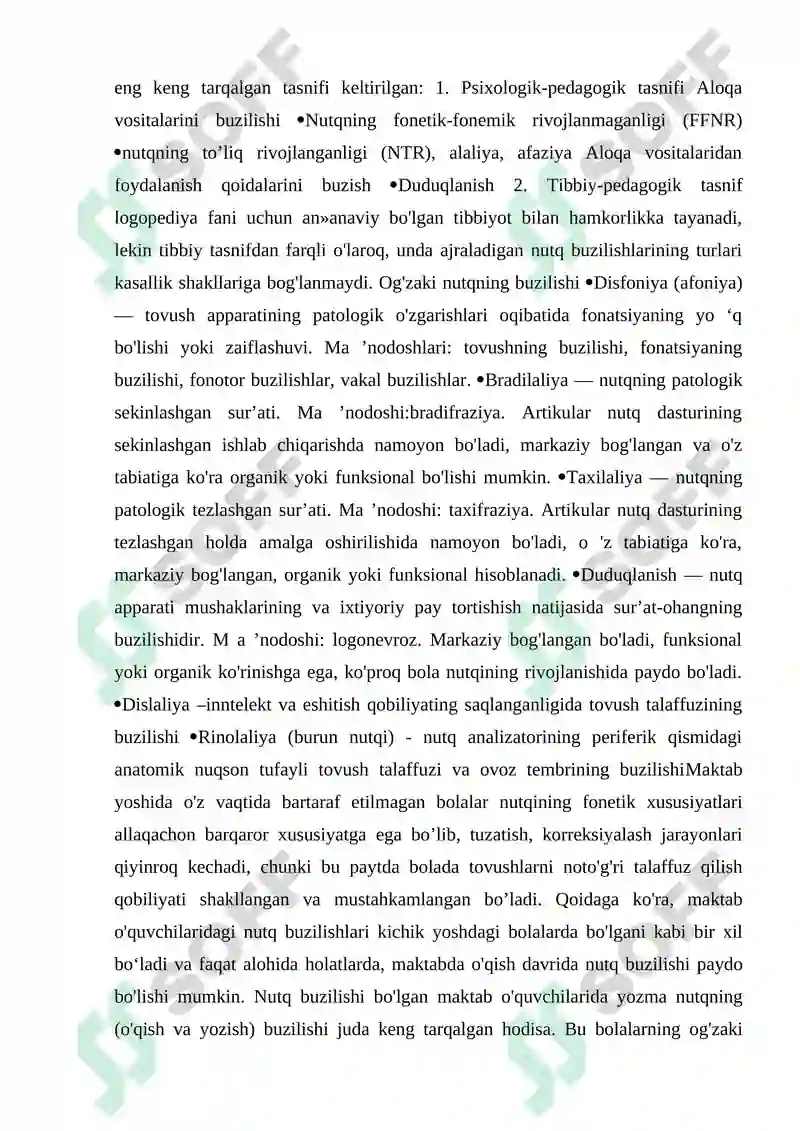 Nutq buzilishlarini tuzatish 4
