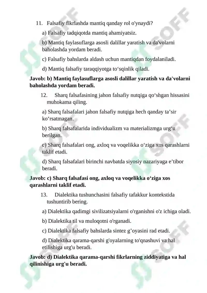 Falsafiy savollar 4