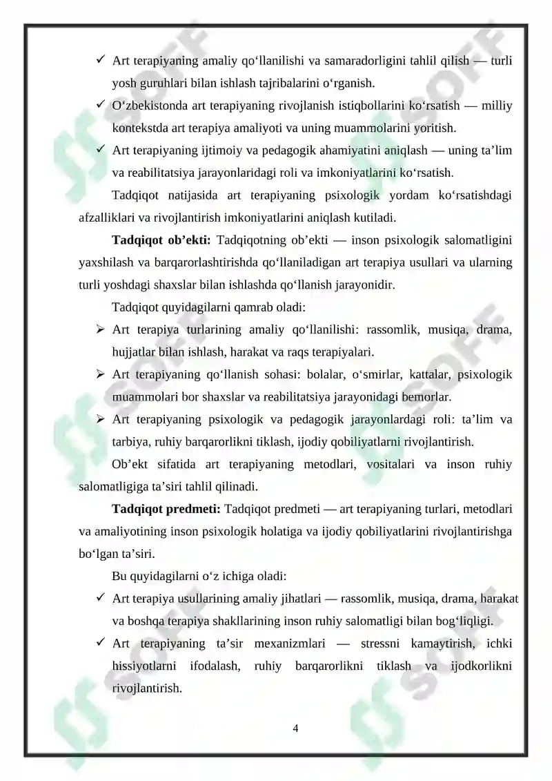 Art terapiya va uning turlari 4